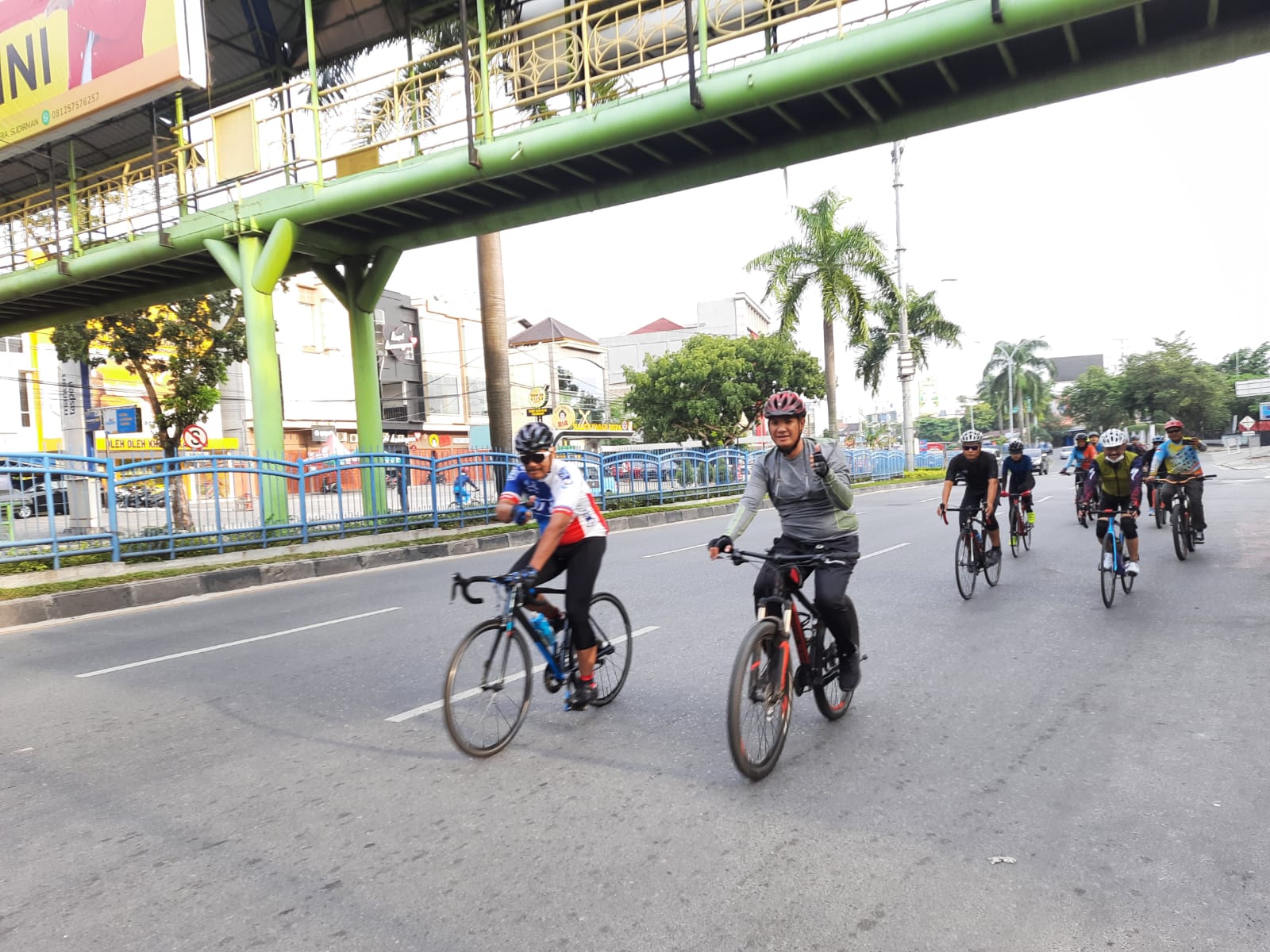 ISSI dan Atlet Sepeda Pekanbaru Gelar 'Gowes Bersama'