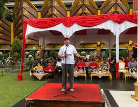 Lomba Gerjak Jalan Merdeka Warnai Peringatan HUT RI ke-77 dan HUT Riau ke-65