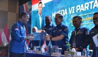 Kembali Terpilih Jadi Ketua DPD Demokrat Riau, Agung Siap Perkuat Basis Akar Rumput