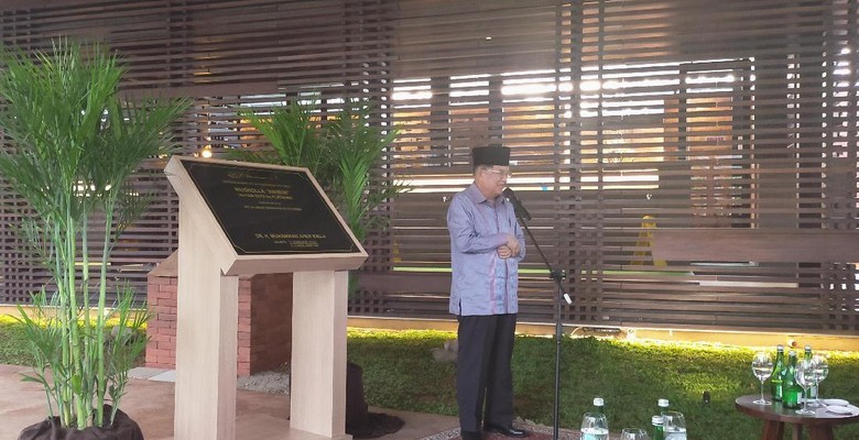 Musala Dibangun di Hutan Kota GBK, Jusuf Kalla: Tempat Ibadah Makin Sip