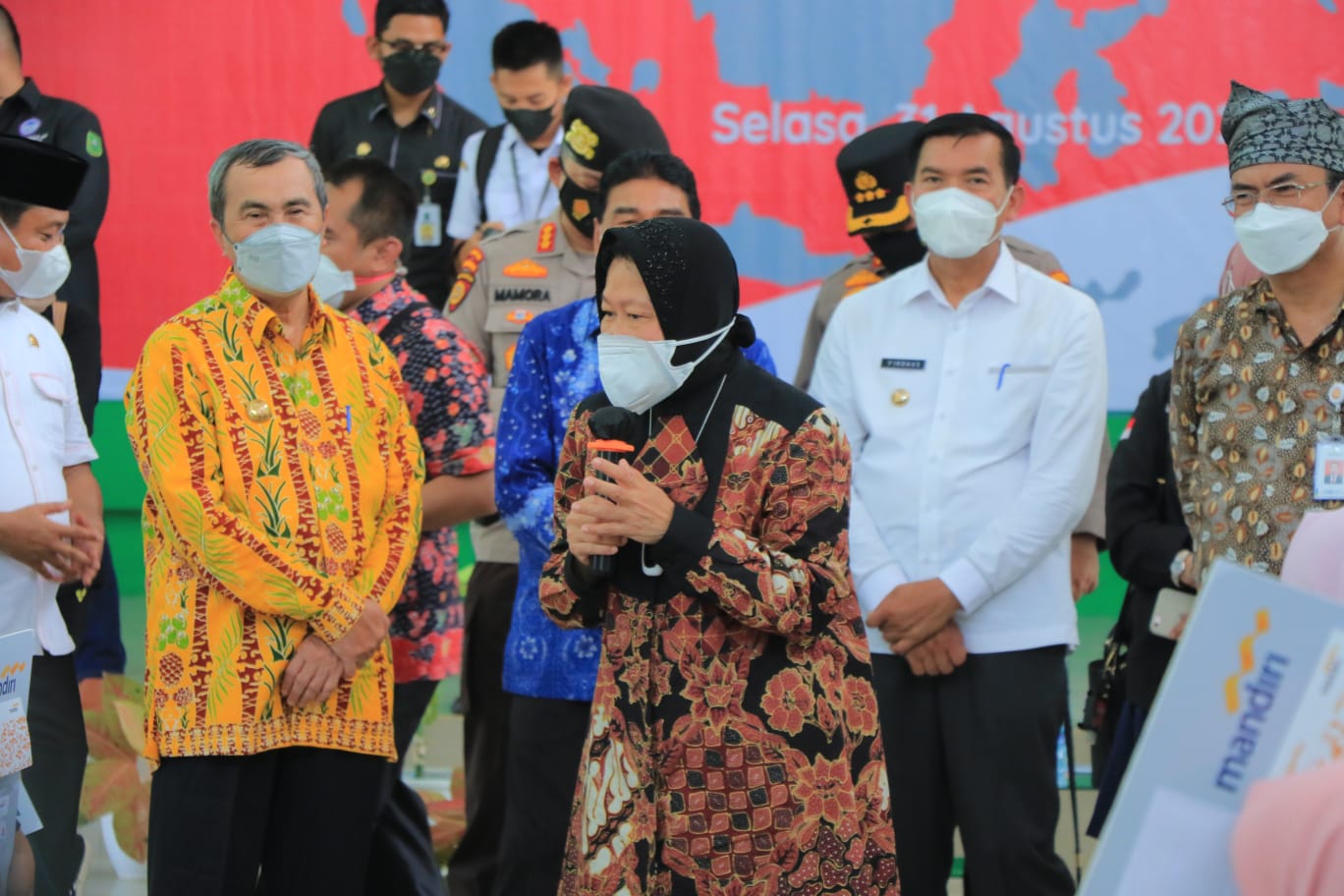 Wali Kota dan Gubri dampingi Kemensos Kunker di Pekanbaru