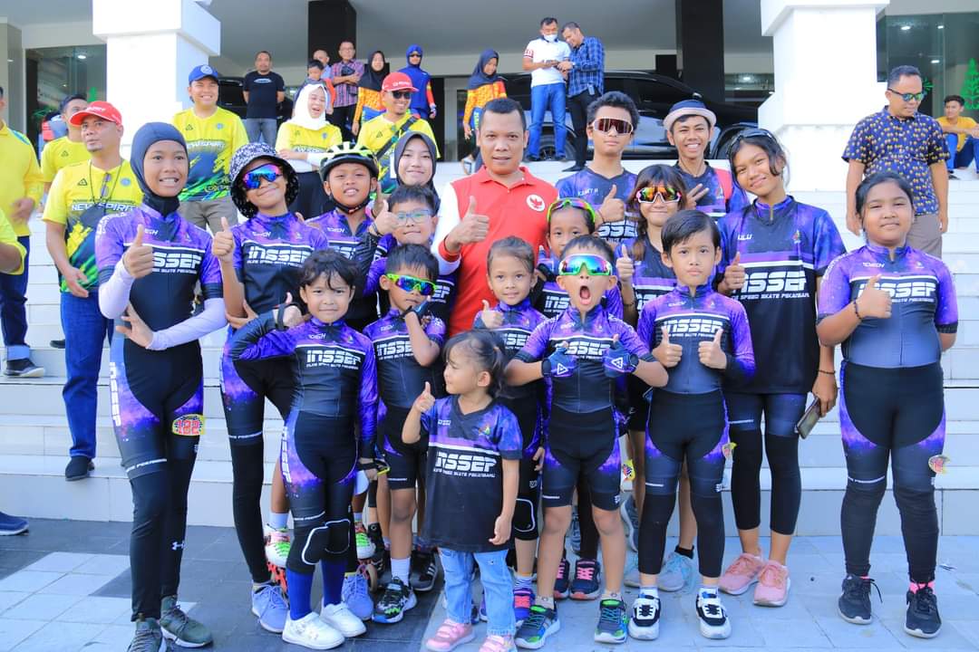 Pj Wal Kota Buka Ajang Grand Prix Sepatu Roda 2022 Pekanbaru