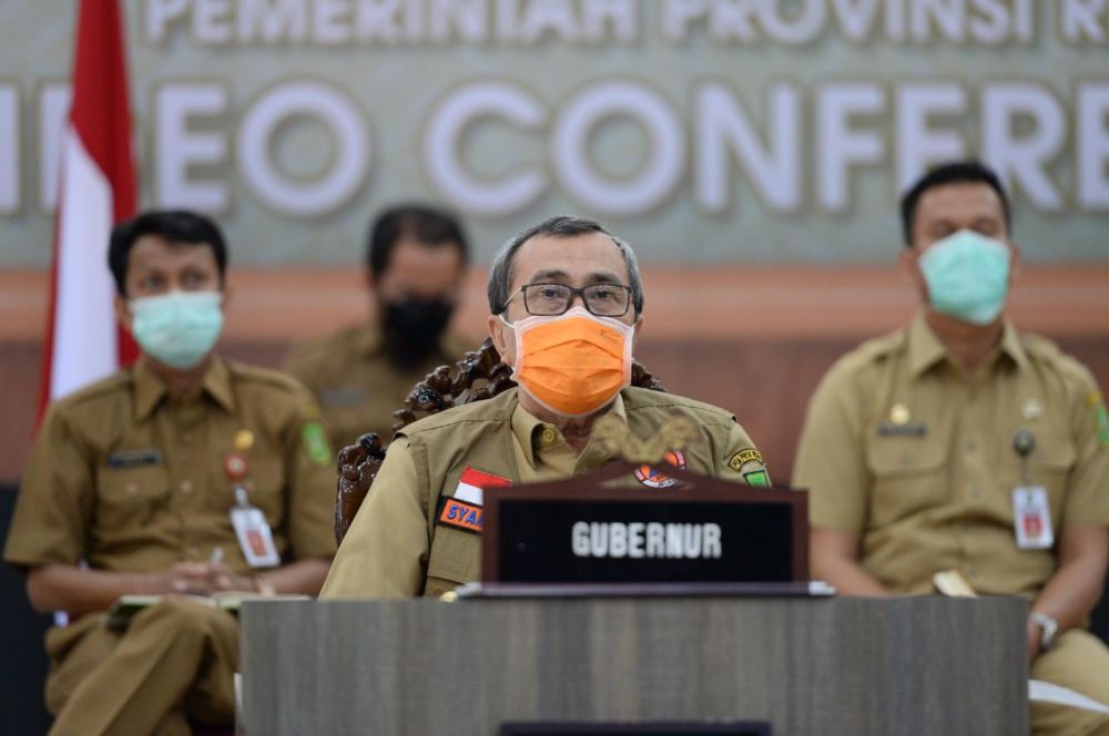 Antisipasi Penularan COVID-19, Gubernur Riau Imbau Masyarakat Wajib Gunakan Masker