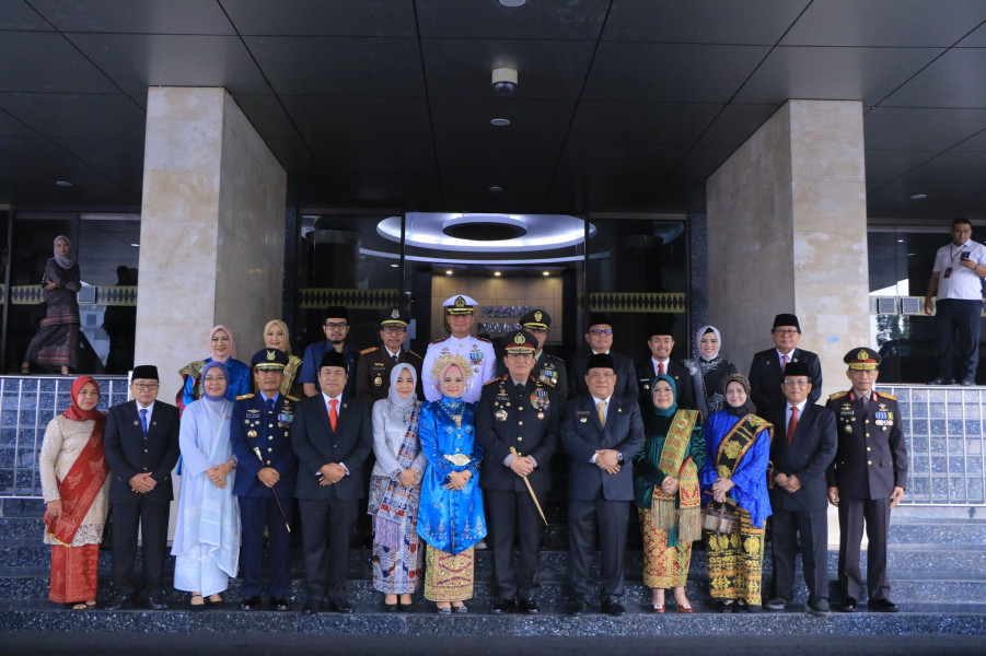 Pj Wako Hadiri Upacara dan Syukuran Hari Bhayangkara ke-78 Tahun 2024