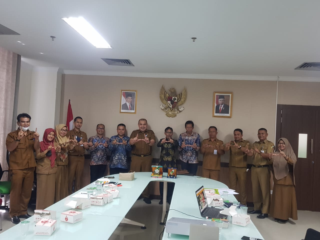 Dinas Ketahanan Pangan dan Perikanan Kabupaten Barito Kuala Sambangi Disketapang Pekanbaru