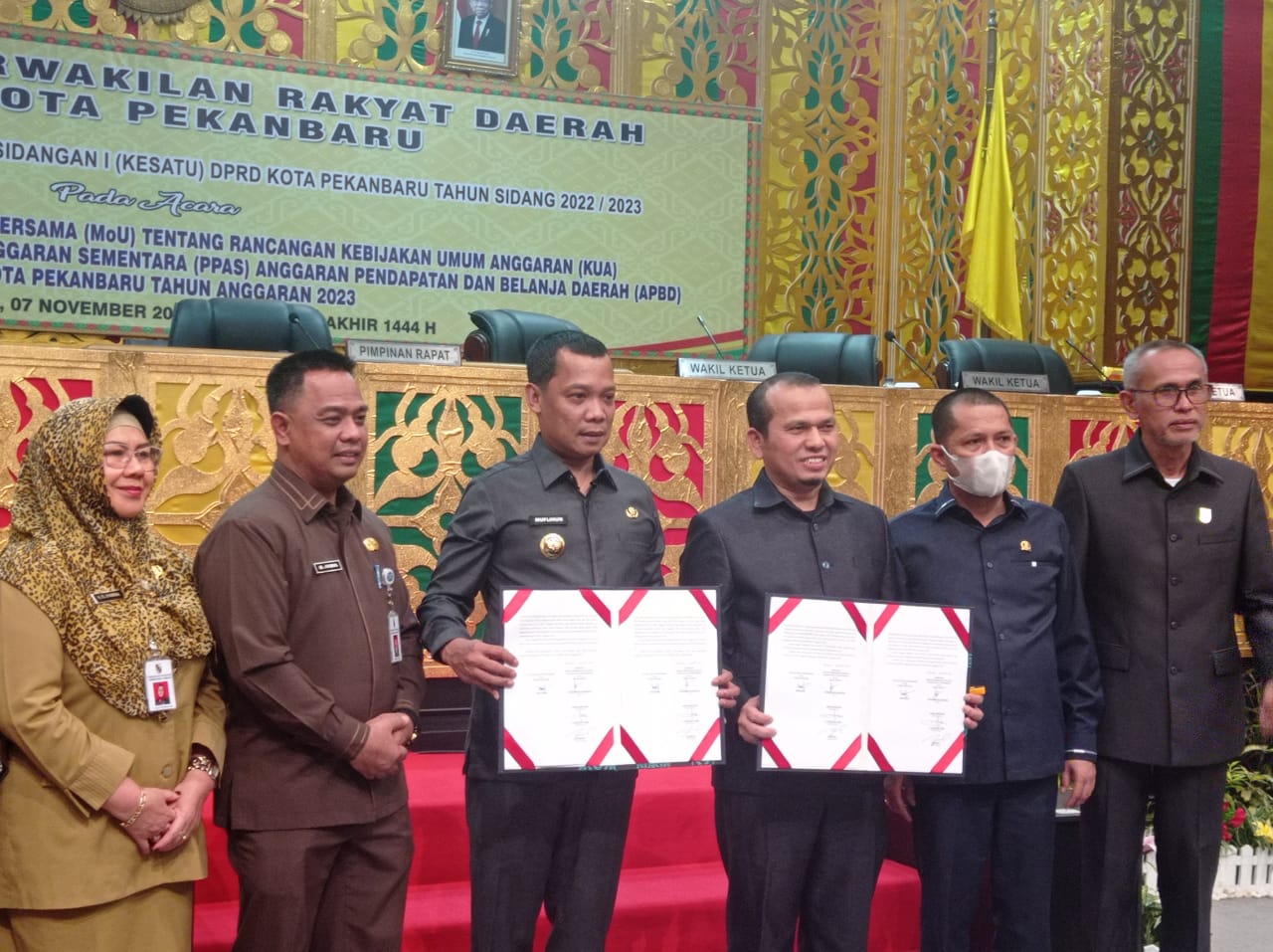 MoU KUA-PPAS APBD Pekanbaru Tahun 2023 Disepakati Rp2,6 Triliun