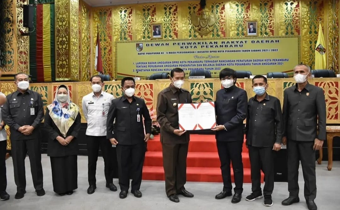 APBD Perubahan 2021 Pekanbaru Disahkan Rp2,649 Triliun