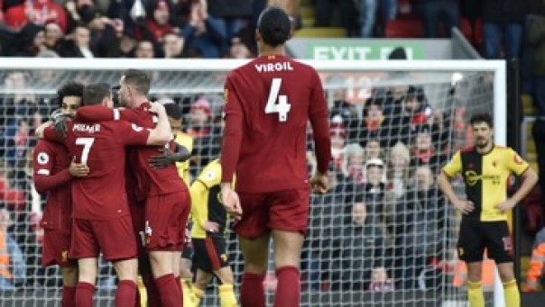 Tumbangkan Watford 2-0, Liverpool Semakin Mantap di Puncak Klasemen Liga Inggris