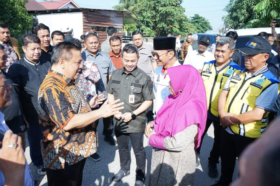 Pj Wako Pekanbaru Berterima Kasih Atas Dukungan Gubri Bantu Benahi Jalan Rusak