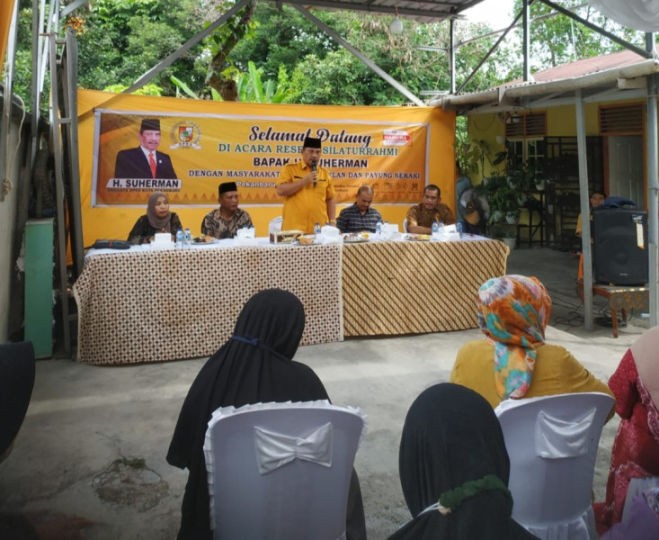 Suherman Reses di Kelurahan Padang Terubuk, Warga Keluhkan KIS, Zonasi dan Drainase