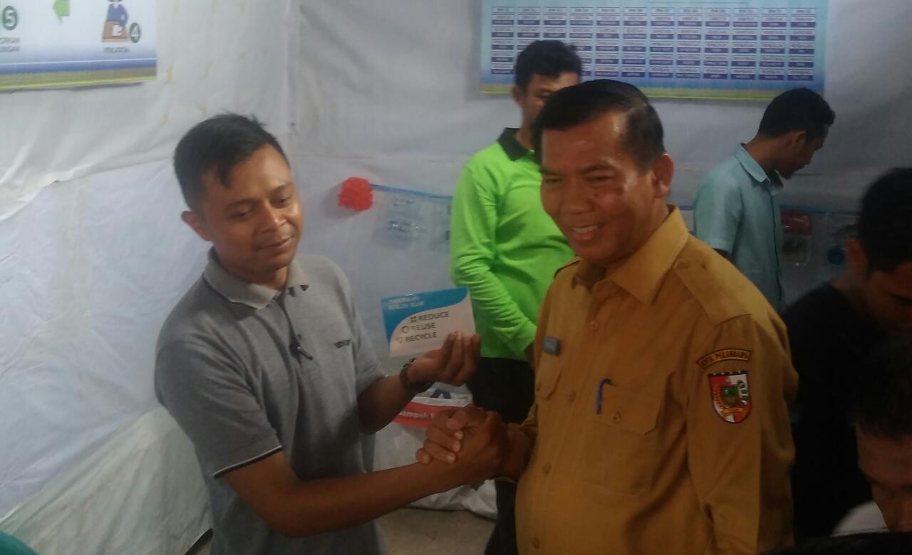 Walikota Pekanbaru Lounching Bank Sampah di Kelurahan Labuh Baru