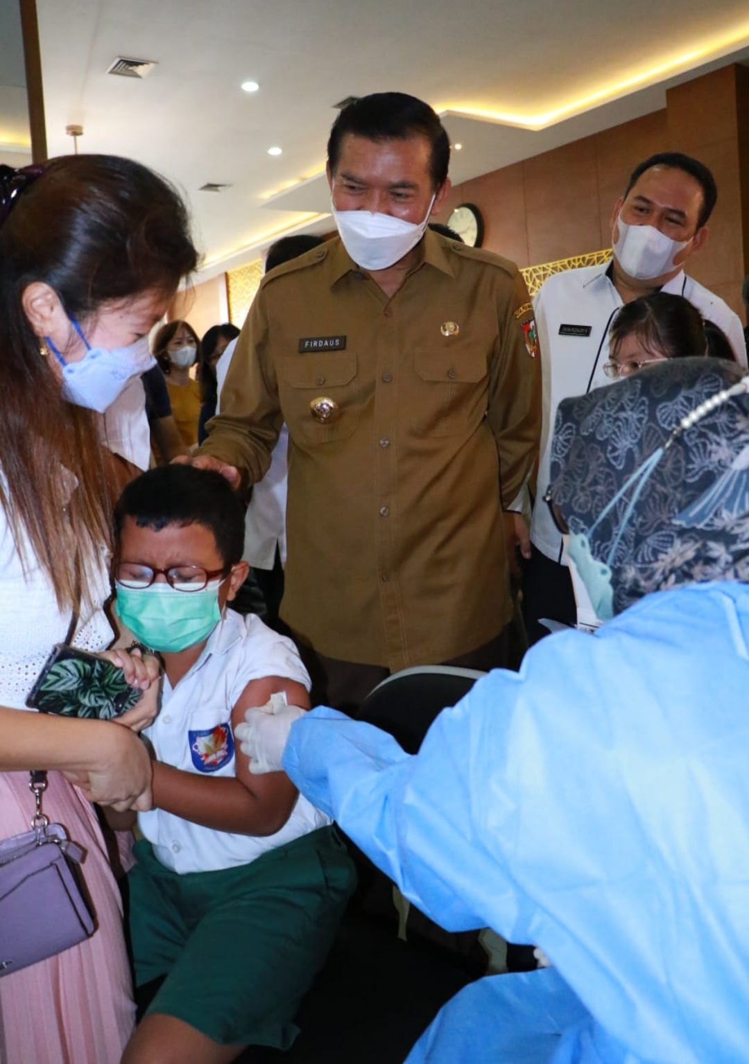 Wali Kota Resmikan Pencanangan Vaksinasi Bagi Anak - Anak Pekanbaru
