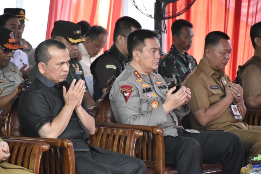 Hadir Bakti Sosial Polri, Ketua DPRD Pekanbaru Muhammad Sabarudi Harap Masyarakat Tak Kesulitan Air 