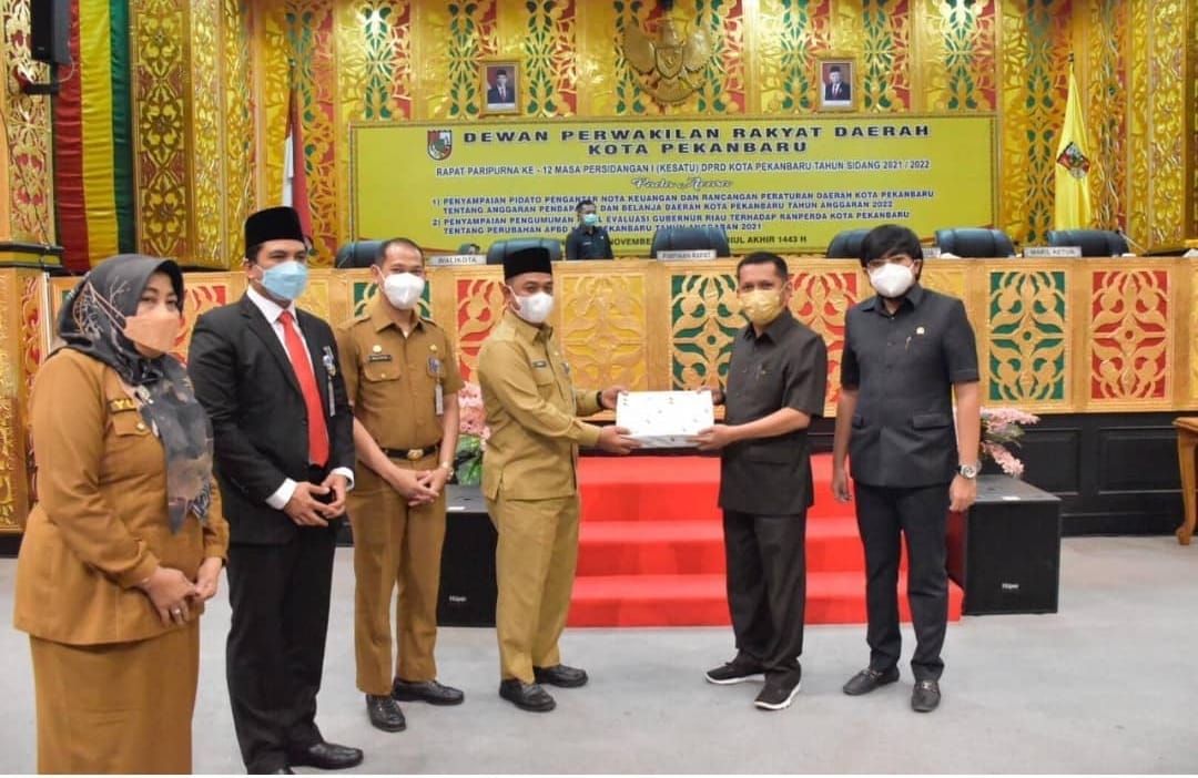 Paripurna Penyampaian Nota Keuangan, Rancangan APBD Murni Tahun 2022 Rp2,560 Triliun