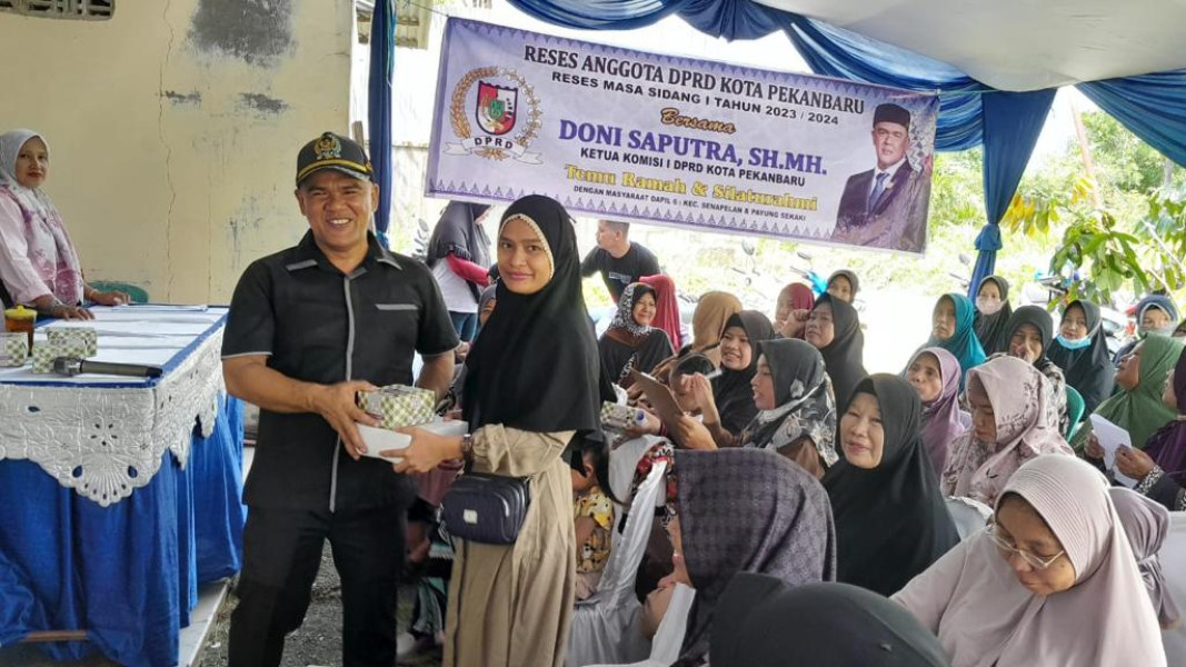 Doni Saputra Laksanakan Reses di Kecamatan Senapelan