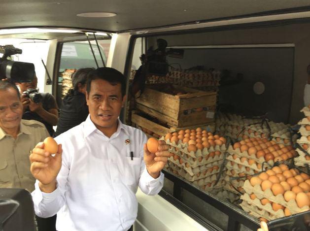 100 Mobil Telur Operasi Pasar Dilepas Mentan