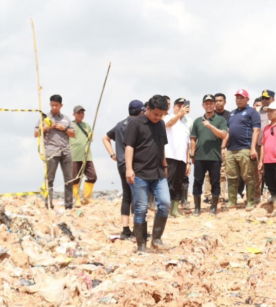Wako Agung Tinjau Perkembangan Penataan TPA Muara Fajar