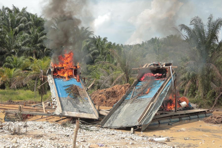 APDESI Kuansing Dukung Operasi PETI Kuantan 2025 Polda Riau