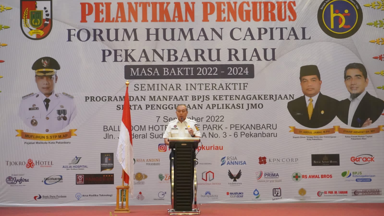Forum HRD Pekanbaru Dilantik, Pemko Pekanbaru Berharap Mampu Wujudkan SDM Berkualitas