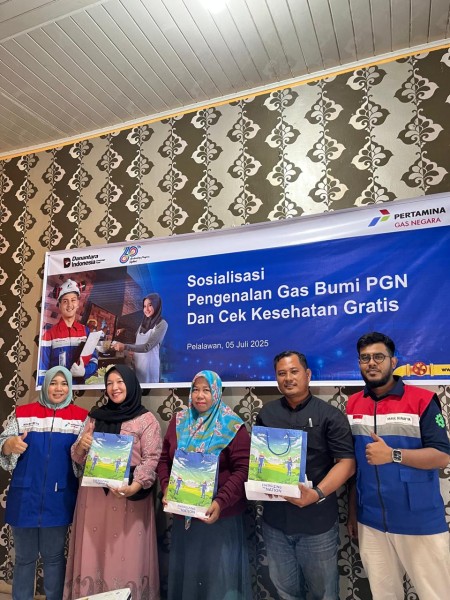 PGN Sosialisasikan Manfaat Gas Bumi Gaskita dan Beri Pemeriksaan Kesehatan Gratis