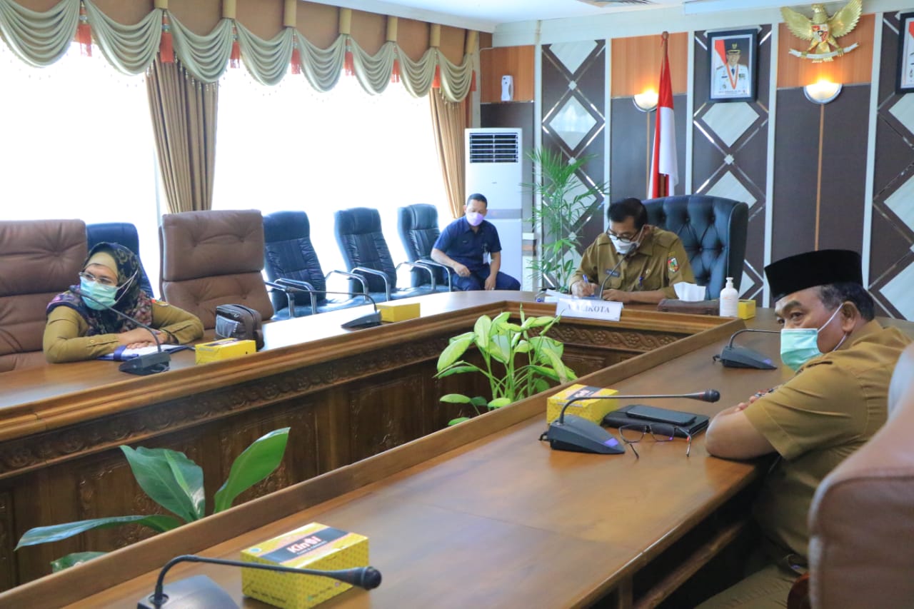 Wali Kota Pekanbaru Ikuti Rakor Pengarahan Presiden Kepada Kepala Daerah se Indonesia