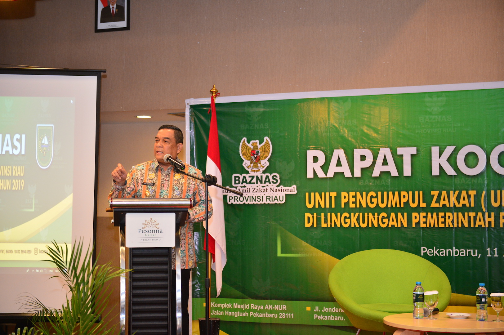 Buka Rakor, Wagubri Imbau Seluruh ASN di Lingkungan Pemprov Riau Keluarkan Zakat Profesi