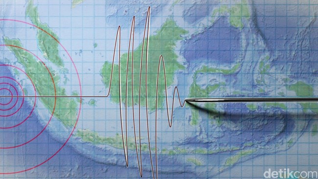 Gempa M 7,2 Terjadi di Labuha Malut, Tak Berpotensi Tsunami
