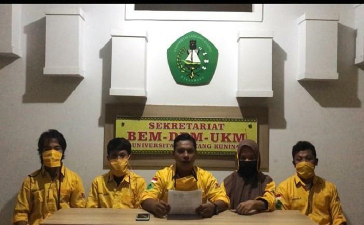 Mahasiswa Lancang Kuning Ramai - Ramai Ajukan Bantuan Sembako ke Pemko Pekanbaru