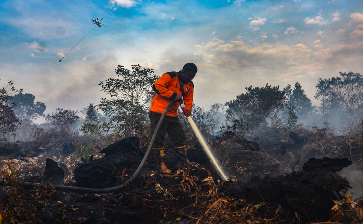 Feature, Kisah Manggala Agni Dumai Yang Selamatkan Paru-Paru Anak Negeri