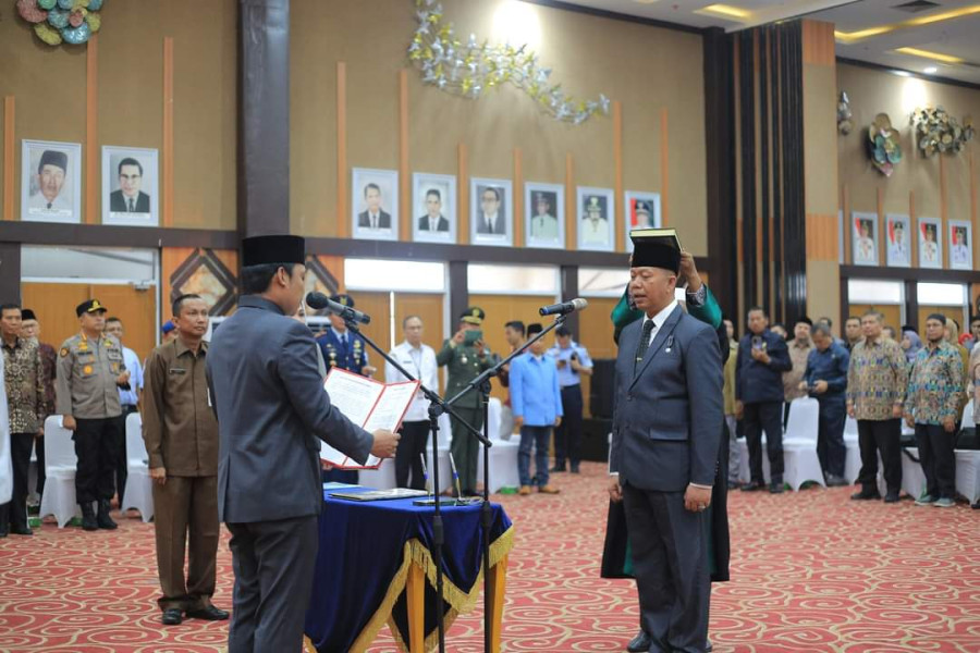 Indra Pomi Dilantik Sebagai Sekda Kota Pekanbaru Defenitif