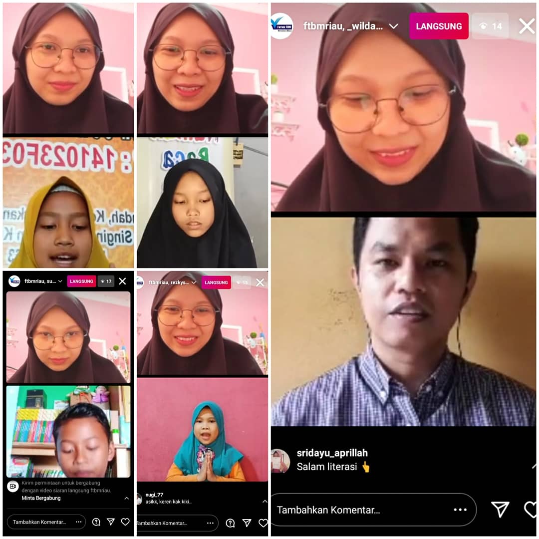 Tingkatkan Kesadaran Minat Baca Masyarakat, FTBM Riau Sinergikan Gerakan Pekan Ceria