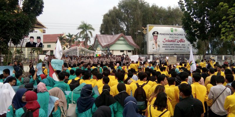 1.000-an Mahasiswa Dilibatkan Dalam Sosialisasi Pencegahan Karhutla di Riau
