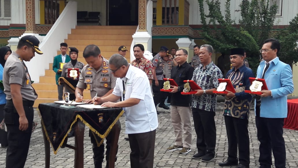 Resmikan Posko Relawan Pemadaman Karhutla, UMRI Ikut Antisipasi Karhutla di Riau Tahun 2020