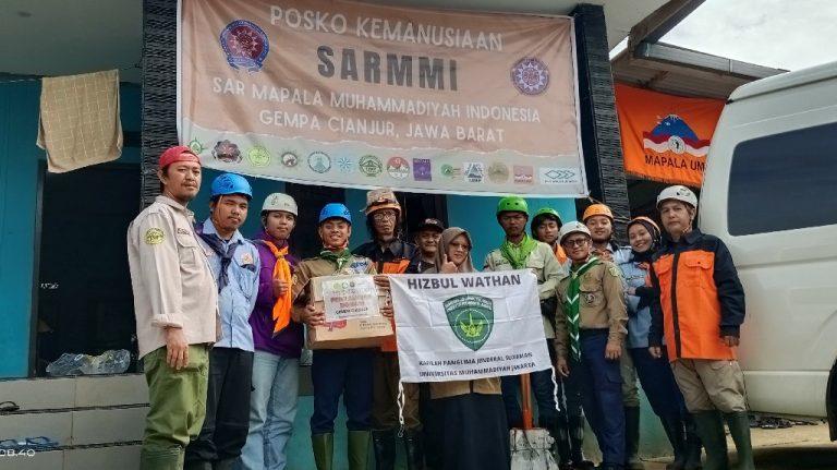 Hizbul Wathan, Lazismu dan TS Bantu Peralatan Sekolah Anak-anak Korban Gempa Cianjur