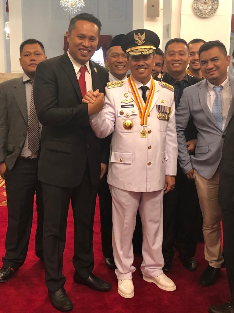 Wakil Ketua DPRD Riau Kordias Ucapkan Selamat Atas Pelantikan Gubri Terpilih Syamsuar - Edi Natar