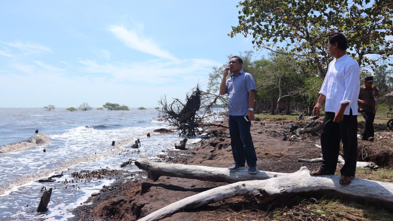 Abrasi Ancam Pulau Bengkalis Hilang