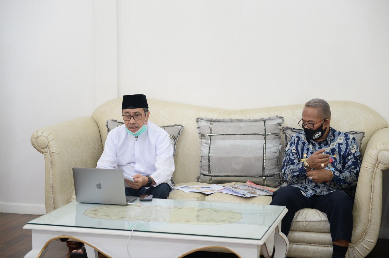 Gubri Ikuti Video Conference Halal Bi Halal  Akbar Virtual Bersama PGRI Riau