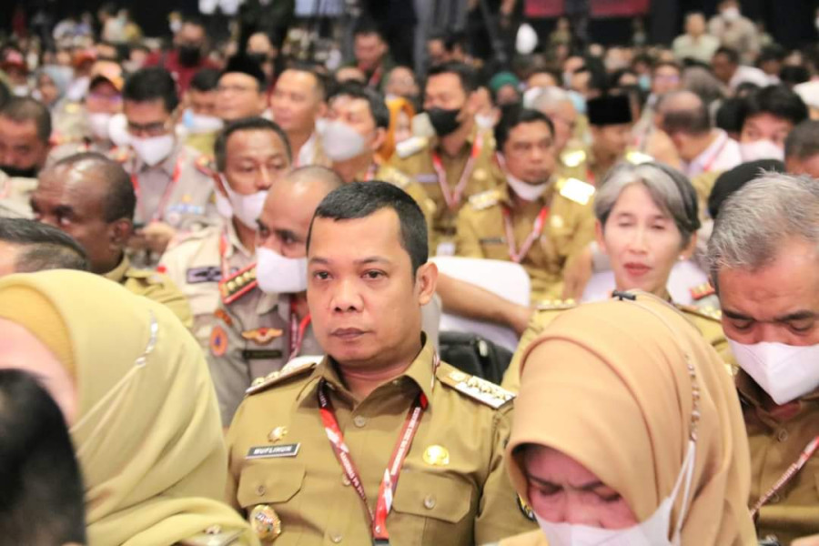 Hadiri Rakor BNPB, Pj Wali Kota Pekanbaru Siap Tindak Lanjuti Arahan Presiden