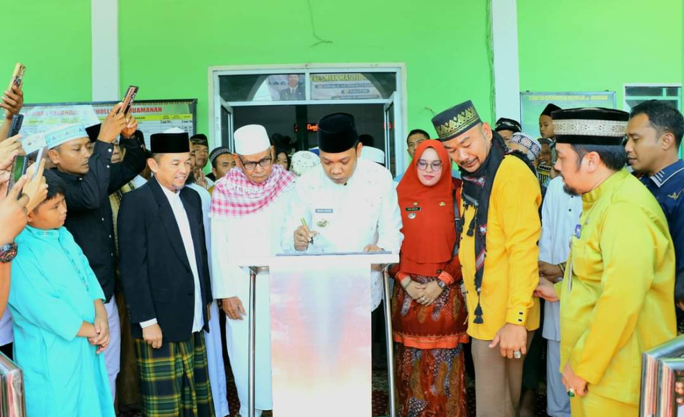 Pj Wali Kota Muflihun Resmikan Masjid Al-Muamanah
