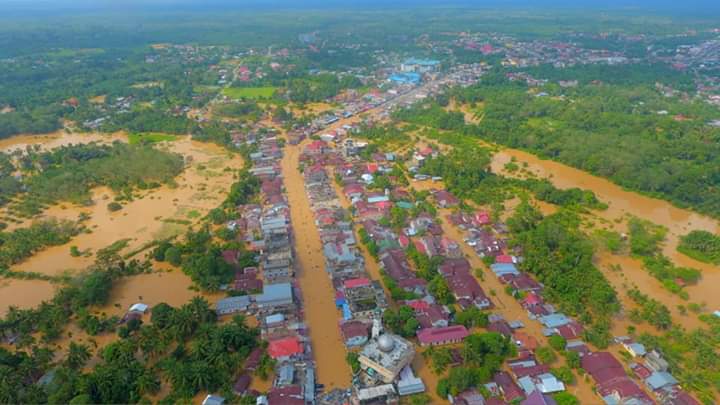 Banjir Landa Sejumlah Desa di Rohul Riau