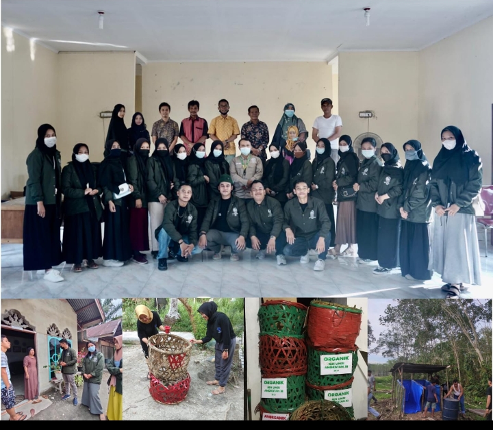 Kreativitas Mahasiswa KKN UMRI Wujudkan Kampung Iklim Desa Padang Mutung