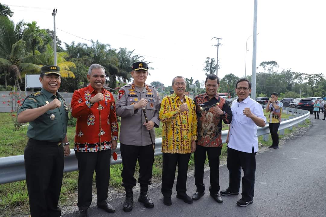 Pj Wali Kota Hadiri Uji Coba Tol Pekanbaru-Bangkinang