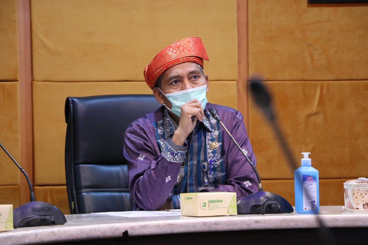 Wawako Ikuti Rapat Evaluasi Penanganan Covid-19