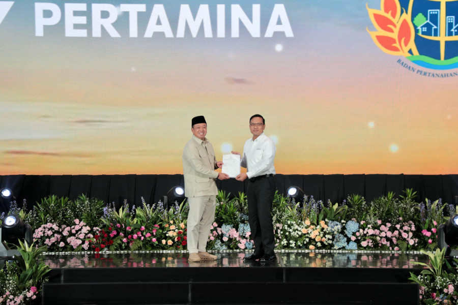 Kementerian ATR/BPN dan Pertamina Jalin MoU untuk Dukung Penguatan Swasembada Energi