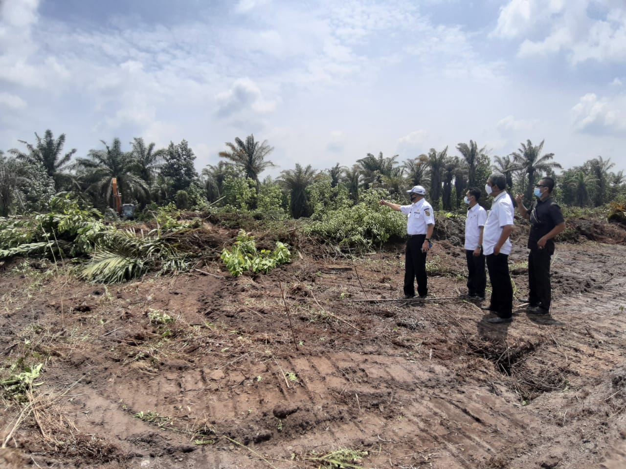 BPKAD Tinjau Lahan Pemko di Palas
