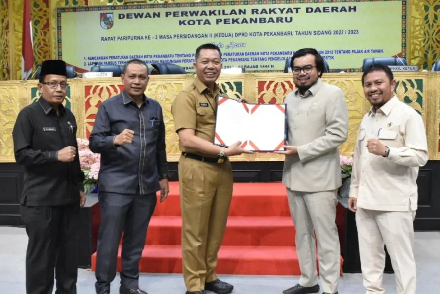 Perda Pengelolaan Air Limbah Domestik Pekanbaru Disahkan DPRD