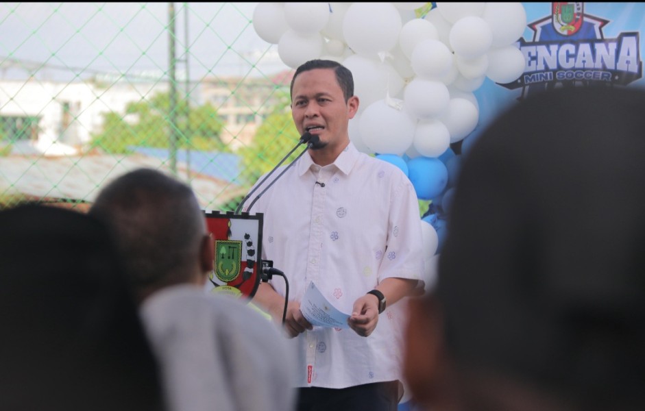 Wako Agung Resmikan Kencana Mini Soccer, Harapkan Jadi Ruang Interaksi Positif