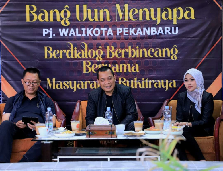 Sapa Warga Bukitraya, Bang Uun Komitmen Perjuangkan Pelayanan Dasar di Pekanbaru