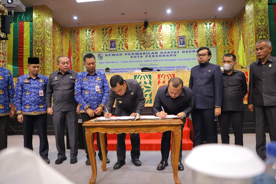 APBD Pekanbaru Disahkan, Rp 2,699 Triliun