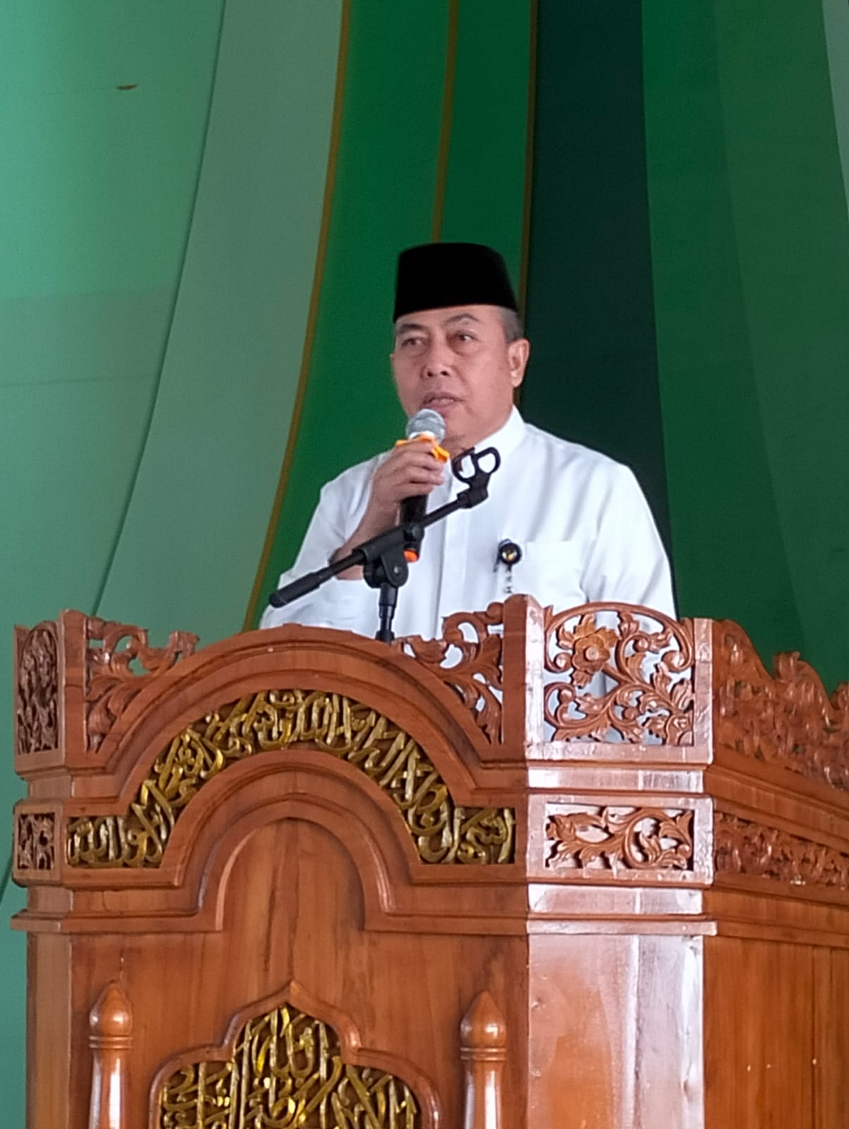 Wakili Pj Wali Kota, Asisten I Setdako Pekanbaru Hadiri Pembinaan Rutin Akhlak ASN